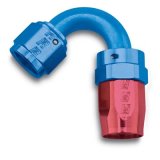 Russell Performance -16 AN Red/Blue 120 Degree Full Flow Swivel Hose End (With 1-1/2in Radius) thumbnail 1