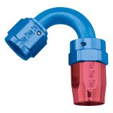 Russell Performance -16 AN Red/Blue 120 Degree Full Flow Swivel Hose End (With 1-1/2in Radius) thumbnail 3