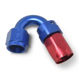 Russell Performance -6 AN Red/Blue 150 Degree Full Flow Swivel Hose End (With 9/16in Radius) thumbnail 5