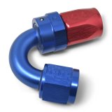 Russell Performance -6 AN Red/Blue 150 Degree Full Flow Swivel Hose End (With 9/16in Radius) thumbnail 7