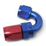 Russell Performance -8 AN Red/Blue 150 Degree Full Flow Swivel Hose End (With 3/4in Radius) thumbnail 5
