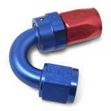 Russell Performance -8 AN Red/Blue 150 Degree Full Flow Swivel Hose End (With 3/4in Radius) thumbnail 7