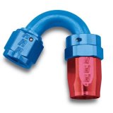 Russell Performance -10 AN Red/Blue 150 Degree Full Flow Swivel Hose End (With 15/16in Radius) thumbnail 1