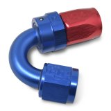 Russell Performance -10 AN Red/Blue 150 Degree Full Flow Swivel Hose End (With 15/16in Radius) thumbnail 5