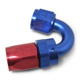 Russell Performance -10 AN Red/Blue 150 Degree Full Flow Swivel Hose End (With 15/16in Radius) thumbnail 6