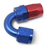 Russell Performance -12 AN Red/Blue 150 Degree Full Flow Swivel Hose End (With 1-1/8in Radius) thumbnail 5