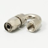 Russell Performance -6 AN Endura 180 Degree Full Flow Swivel Hose End (With 9/16in Radius) thumbnail 1