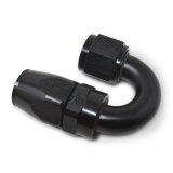 Russell Performance -6 AN Black 180 Degree Full Flow Swivel Hose End thumbnail 5