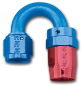 Russell Performance -8 AN Red/Blue 180 Degree Full Flow Swivel Hose End (With 3/4in Radius) thumbnail 2