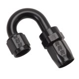 Russell Performance -8 AN Black 180 Degree Full Flow Swivel Hose End thumbnail 3