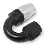 Russell Performance -10 AN Black/Silver 180 Degree Tight Radius Full Flow Swivel Hose End thumbnail 5