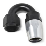 Russell Performance -10 AN Black/Silver 180 Degree Tight Radius Full Flow Swivel Hose End thumbnail 7