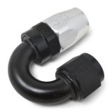 Russell Performance -12 AN Black/Silver 180 Degree Tight Radius Full Flow Swivel Hose End thumbnail 7