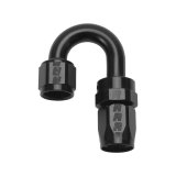 Russell Performance -12 AN Black 180 Degree Full Flow Swivel Hose End thumbnail 3
