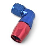Russell Performance -6 AN Red/Blue 90 Degree Forged Aluminum Swivel Hose End thumbnail 7