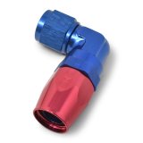 Russell Performance -8 AN Red/Blue 90 Degree Forged Aluminum Swivel Hose End thumbnail 5