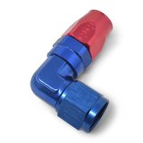 Russell Performance -8 AN Red/Blue 90 Degree Forged Aluminum Swivel Hose End thumbnail 6