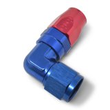 Russell Performance -10 AN Red/Blue 90 Degree Forged Aluminum Swivel Hose End thumbnail 6