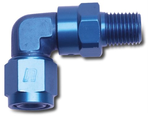 Russell Performance -8 AN 90 Degree Female to Male 1/4in Swivel NPT Fitting thumbnail 5