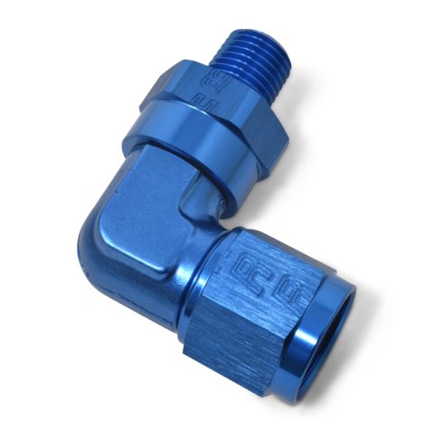 Russell Performance -8 AN 90 Degree Female to Male 1/4in Swivel NPT Fitting thumbnail 6