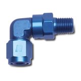 Russell Performance -10 AN 90 Degree Female to Male 1/2in Swivel NPT Fitting thumbnail 2