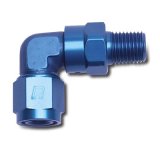 Russell Performance -12 AN 90 Degree Female to Male 3/4in Swivel NPT Fitting thumbnail 2