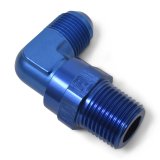 Russell Performance -10 AN 90 Degree Male to Male 1/2in Swivel NPT Fitting thumbnail 7