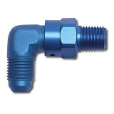 Russell Performance -12 AN 90 Degree Male to Male 1/2in Swivel NPT Fitting thumbnail 2