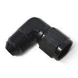 Russell Performance -6 AN 90 Degree Male AN to Female AN Fitting (Black) thumbnail 6