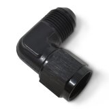 Russell Performance -6 AN 90 Degree Male AN to Female AN Fitting (Black) thumbnail 7