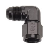 Russell Performance -8 AN 90 Degree Male AN to Female AN Fitting (Black) thumbnail 3