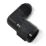 Russell Performance -8 AN 90 Degree Male AN to Female AN Fitting (Black) thumbnail 7