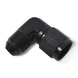 Russell Performance -8 AN 90 Degree Male AN to Female AN Fitting (Black) thumbnail 8
