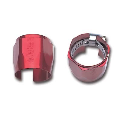 Russell Performance -4 AN Anodized Red Tube Seal Hose End For 1/4in Vacuum Hose