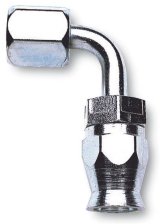 Russell Performance -6 AN Endura PowerFlex Power Steering 90 Degree Hose Ends thumbnail 3