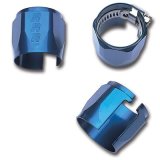 Russell Performance -6 AN Anodized Blue Tube Seal Hose End For 5/16in Fuel Hose thumbnail 1