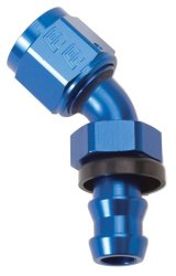 Russell Performance -6 AN Twist-Lok 45 Degree Hose End (Blue) thumbnail 3