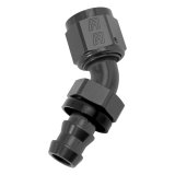 Russell Performance -6 AN Twist-Lok 45 Degree Hose End (Black) thumbnail 4