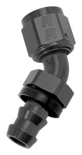 Russell Performance -8 AN Twist-Lok 45 Degree Hose End (Black) thumbnail 8