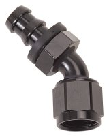 Russell Performance -10 AN Twist-Lok 45 Degree Hose End (Black) thumbnail 8