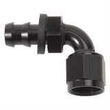 Russell Performance -4 AN Twist-Lok 90 Degree Hose End (Black) thumbnail 1