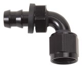 Russell Performance -4 AN Twist-Lok 90 Degree Hose End (Black) thumbnail 3