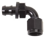 Russell Performance -4 AN Twist-Lok 90 Degree Hose End (Black) thumbnail 4