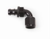 Russell Performance -6 AN Twist-Lok 90 Degree Hose End (Black) thumbnail 1