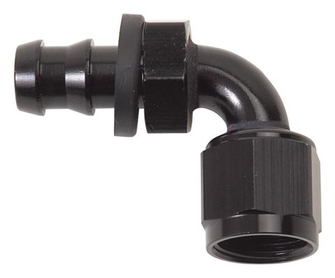 Russell Performance -8 AN Twist-Lok 90 Degree Hose End (Black) thumbnail 3