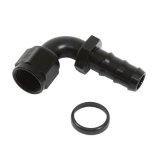 Russell Performance -10 AN Twist-Lok 90 Degree Hose End (Black) thumbnail 1