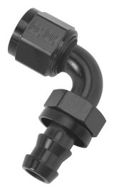 Russell Performance -10 AN Twist-Lok 90 Degree Hose End (Black) thumbnail 3