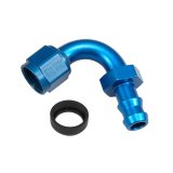 Russell Performance -6 AN Twist-Lok 120 Degree Hose End (9/16in Radius) thumbnail 3