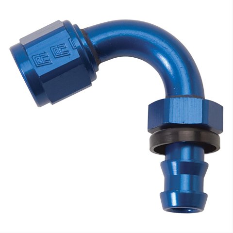 Russell Performance -10 AN Twist-Lok 150 Degree Hose End (15/16in Radius) thumbnail 1