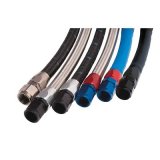 Russell Performance -6 AN ProFlex Stainless Steel Braided Hose (Pre-Packaged 20 Foot Roll) thumbnail 2